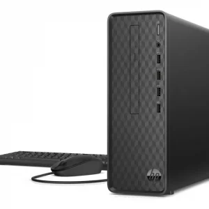 HP Slim S01 Desktop PC - Intel® Core™ i3, 256 GB SSD, Black