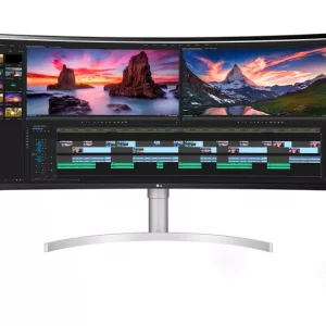 LG UltraWide 38WN95CP-W.AEK Quad HD 37.5" Curved Nano IPS LCD Monitor