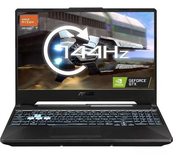 ASUS TUF Gaming A15 15.6" Gaming Laptop - AMD Ryzen 7, RTX 3050, 1 TB SSD